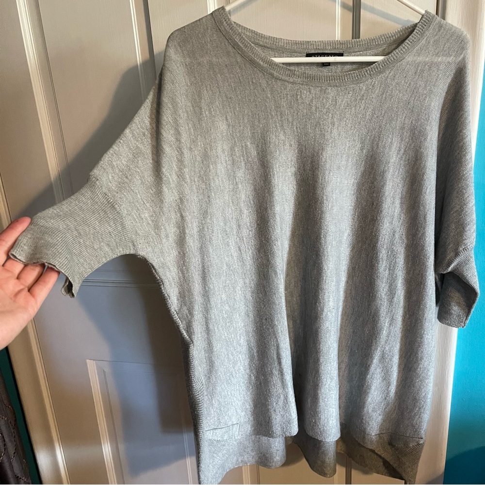 Oversized knit sweater